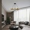 Designers Fountain Harmoni 12-Light Matte Black Modern Industrial Wagon Wheel Chandelier for Dining Rooms D313C-12CH-MB - alternate 7